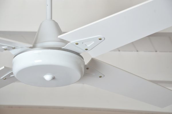 Ventilador GÉNOVA blanco palas de melamina. Tono blanco - Imagen 4