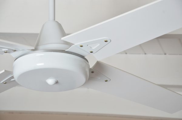 Ventilador GÉNOVA blanco palas de melamina. Tono blanco - Imagen 3